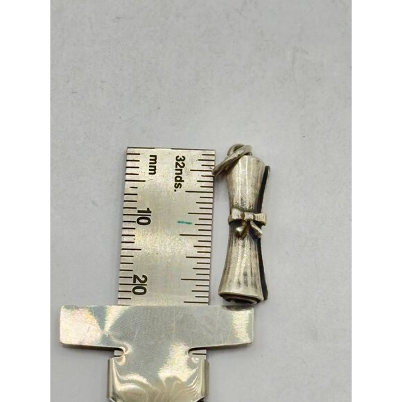 James Avery Sterling Silver 925 Scroll Charm Bow Detail - Picture 6 of 8